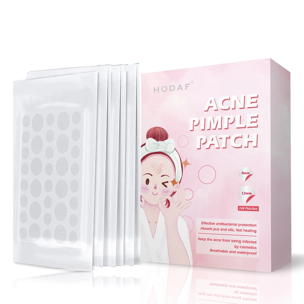 Disposable Pimple dots Invisible Acne Cover Patch Hydrocolloid Acne Patches for Face with Salicylic Acid Zits Patch for Acne