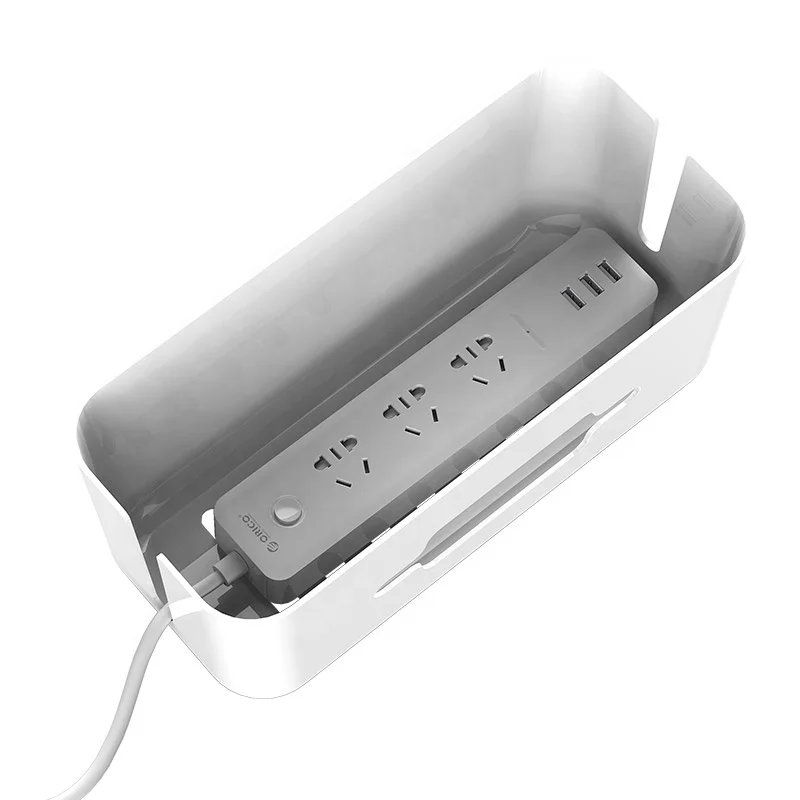 
ORICO ABS Fireproof HUB Storage Cable Winder Power Strip Socket Manager Box With Phone Holder CMB-18 