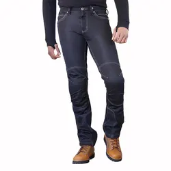 Customized Protective Moto Biker Jeans with CE Knee protectors and Hip Armors