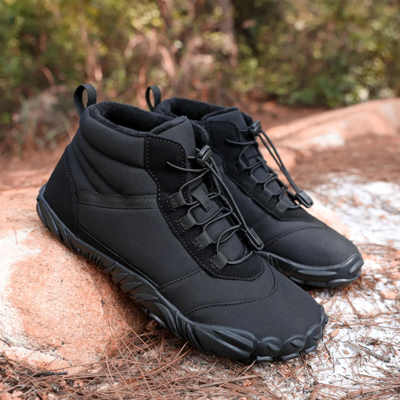 Outdoor Wear Resistant Waterproof Minimalist Hiking Shoes Breathable Winter Barefoot Boot