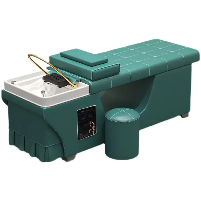 Support OEM Beauty Salon Head Spa Hair Wash Bed Thai Massage Shampoo Bed For Beauty Salon