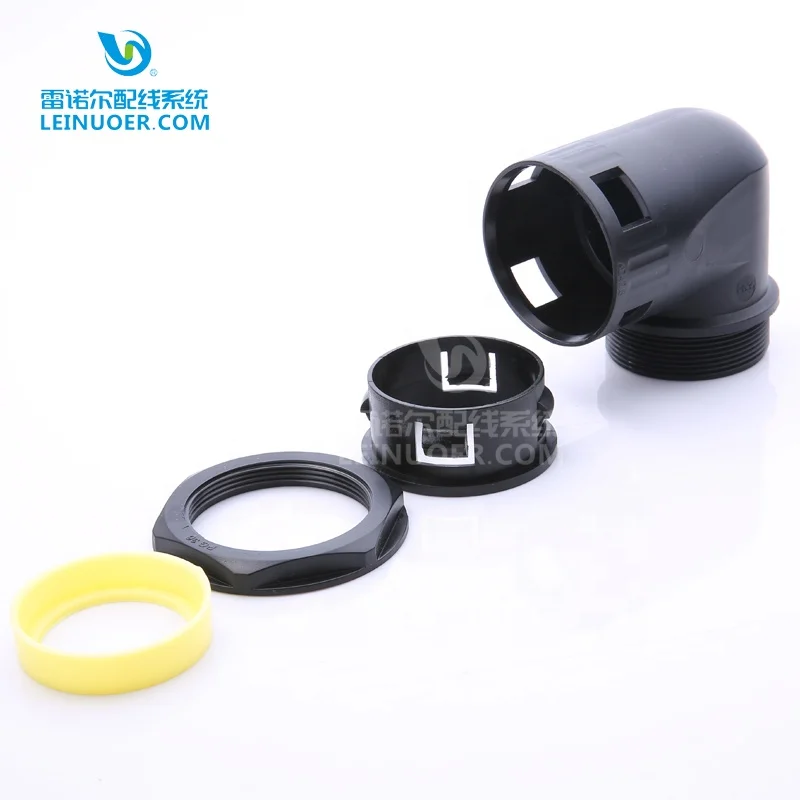 90-degree Elbow union flexible hose 2 way pipe fitting plastic elbow connector