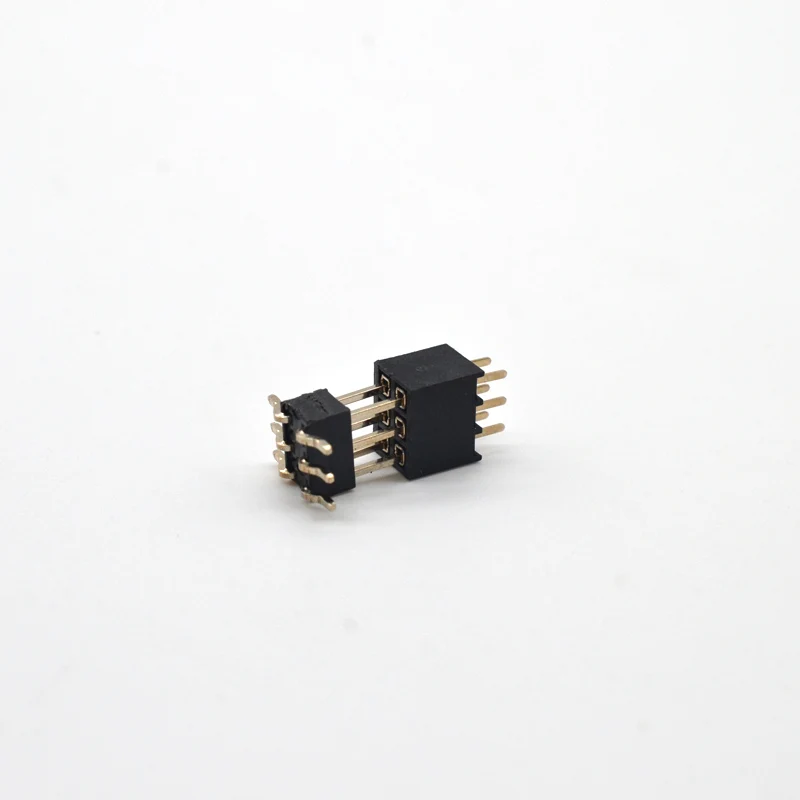 Ph 2.54mm 2*3pin Header Connector Dual Row  Smt W-type Board To Board Connector