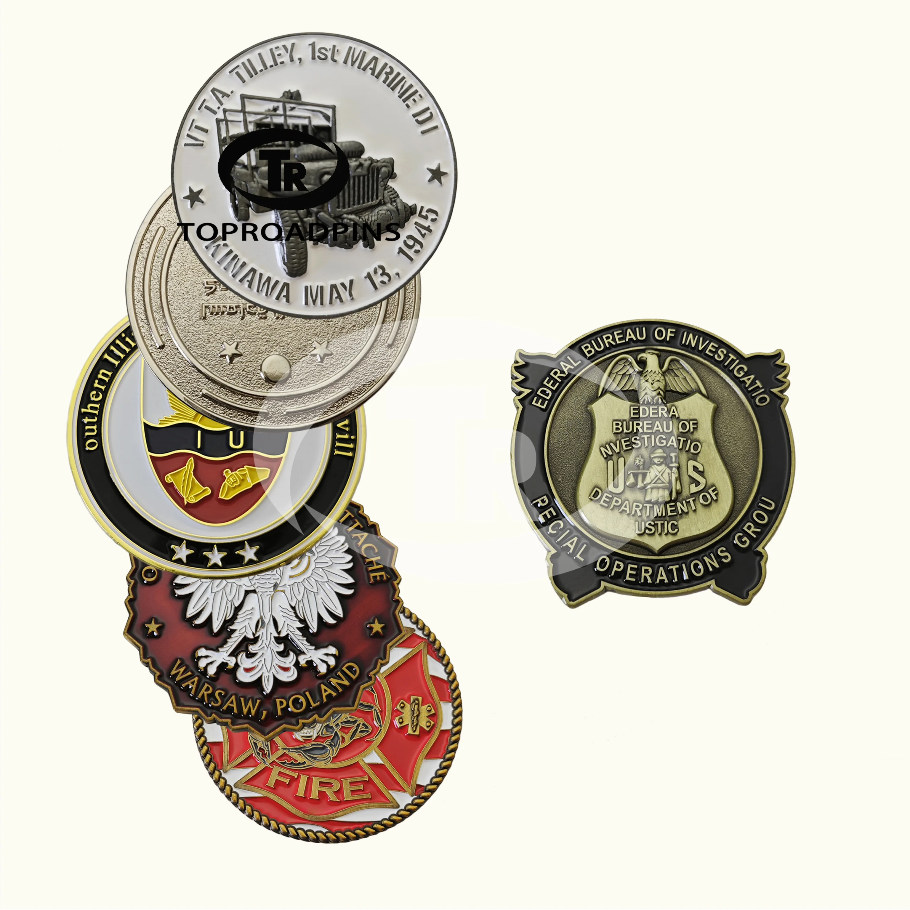 Personalized Promotional Gift Souvenir Manufacturers Wholesale Enamel Uv Printing Coins