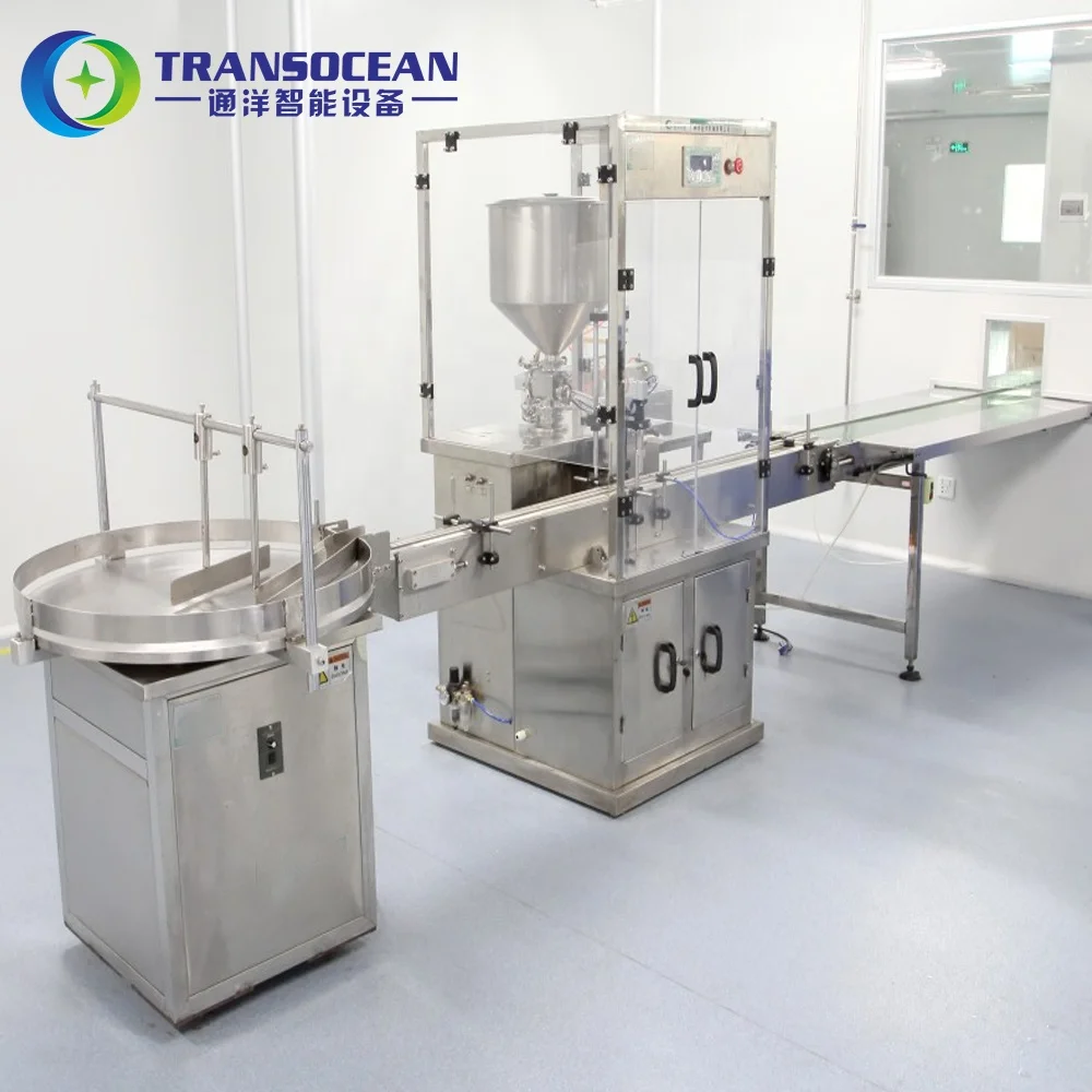 linear type automatic cream buter bottles filling machine