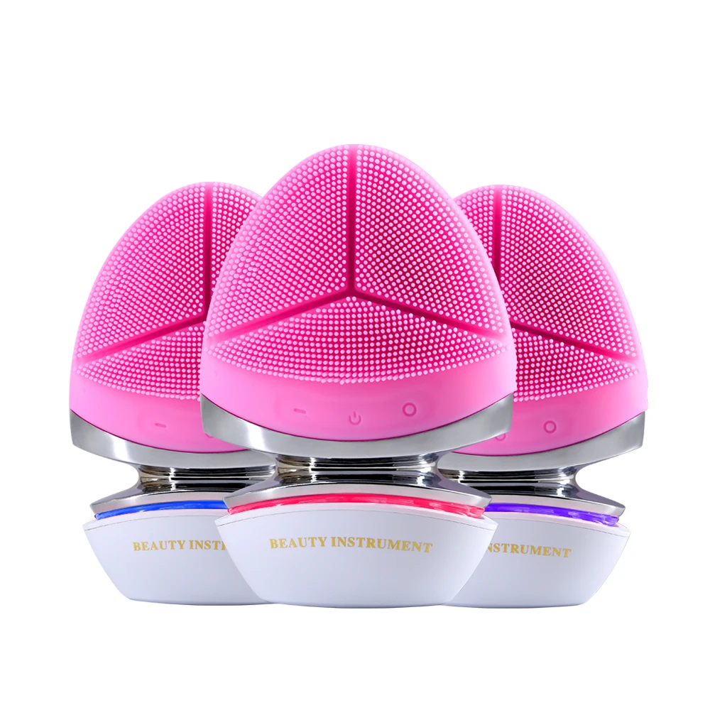 
Прямая поставка, перезаряжаемая Ультразвуковая электрическая Очищающая щетка для лица с глубокой очисткой пор 