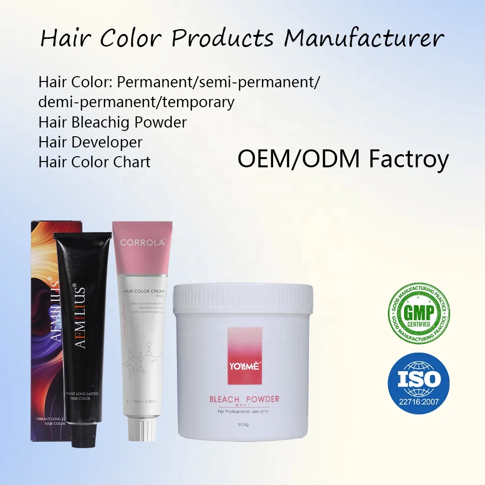 YOYIME Manufacturer OEM Private Label Beauty Hair Products Professional Salon Permanent Color Cream Dye for 570 Colors