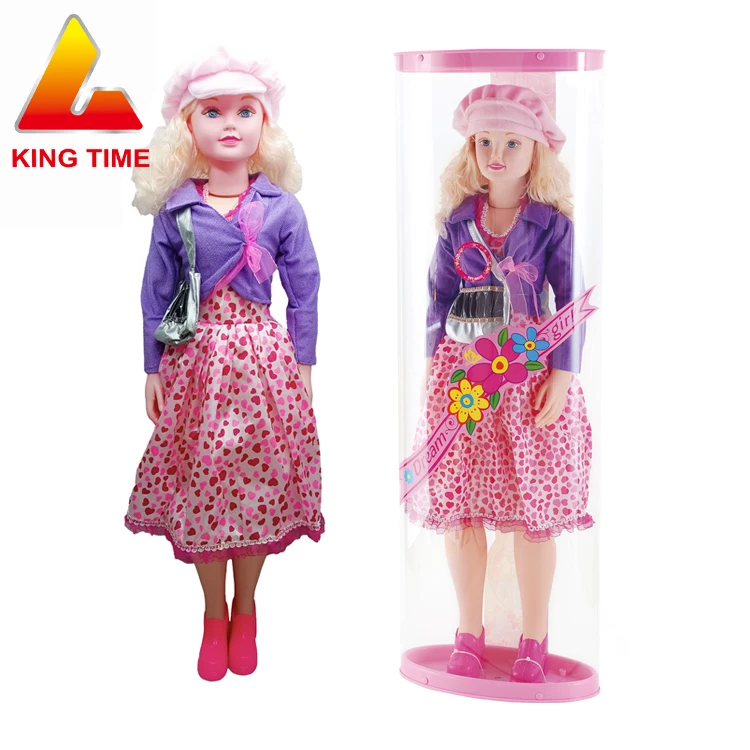 Most Popular Funny Toys Plastic Dress Up Doll Barrel Packing Custom OEM Making Vinyl Doll Manufacture For Girls