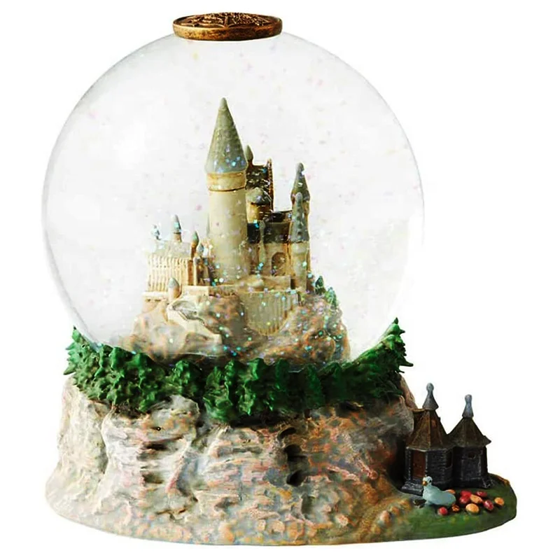 Custom wholesale home decor Magic World Water globe multi-color resin Hogwarts Castle Snow globes gift