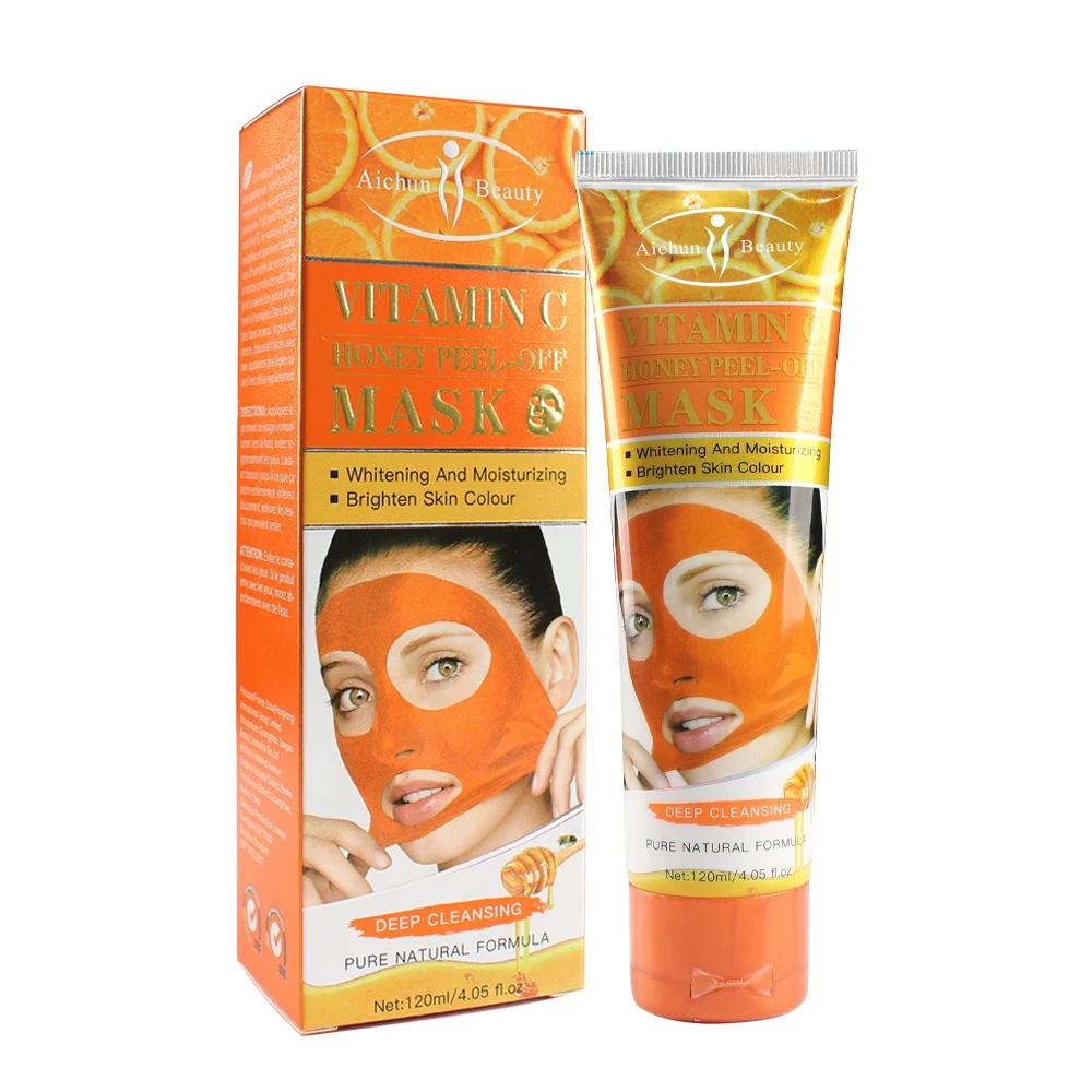 Маска для лица Aichun Beauty Peel Off Отбеливающая увлажняющая натуральная косметическая маска с витамином C и медом