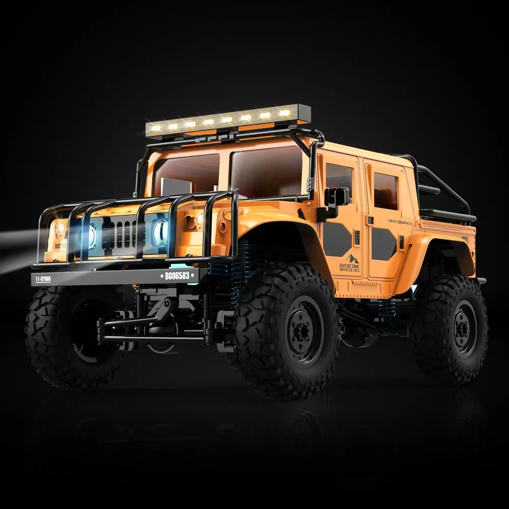 2.4G 1:12scale 4X4 RTR H1 Hurtle Climbing Off-Road Vehicle 20KM/H IPX4 High Speed Climber Racing Truck Model with LED Lights