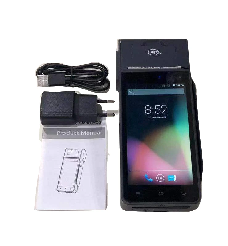  HFSecurity Android 7 1 HP605 POS терминал EMV PCI оплата по отпечатку пальца для проекта банка с Wi-Fi 4G Бесплатная