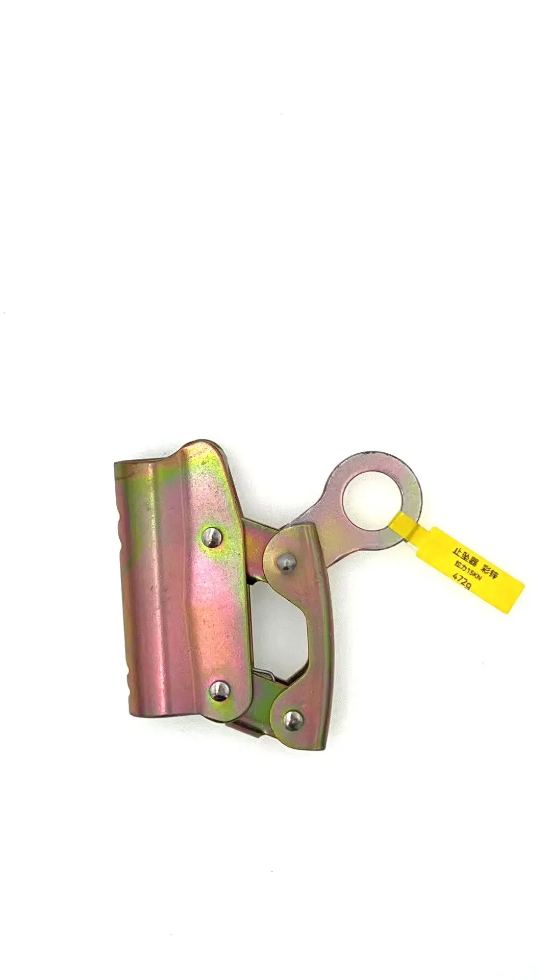 Professional high tensile aluminum 13mm Climbing Rope Descender Grabber Rope 13mm Positioning Device Anchor Mechanical Rope Grab