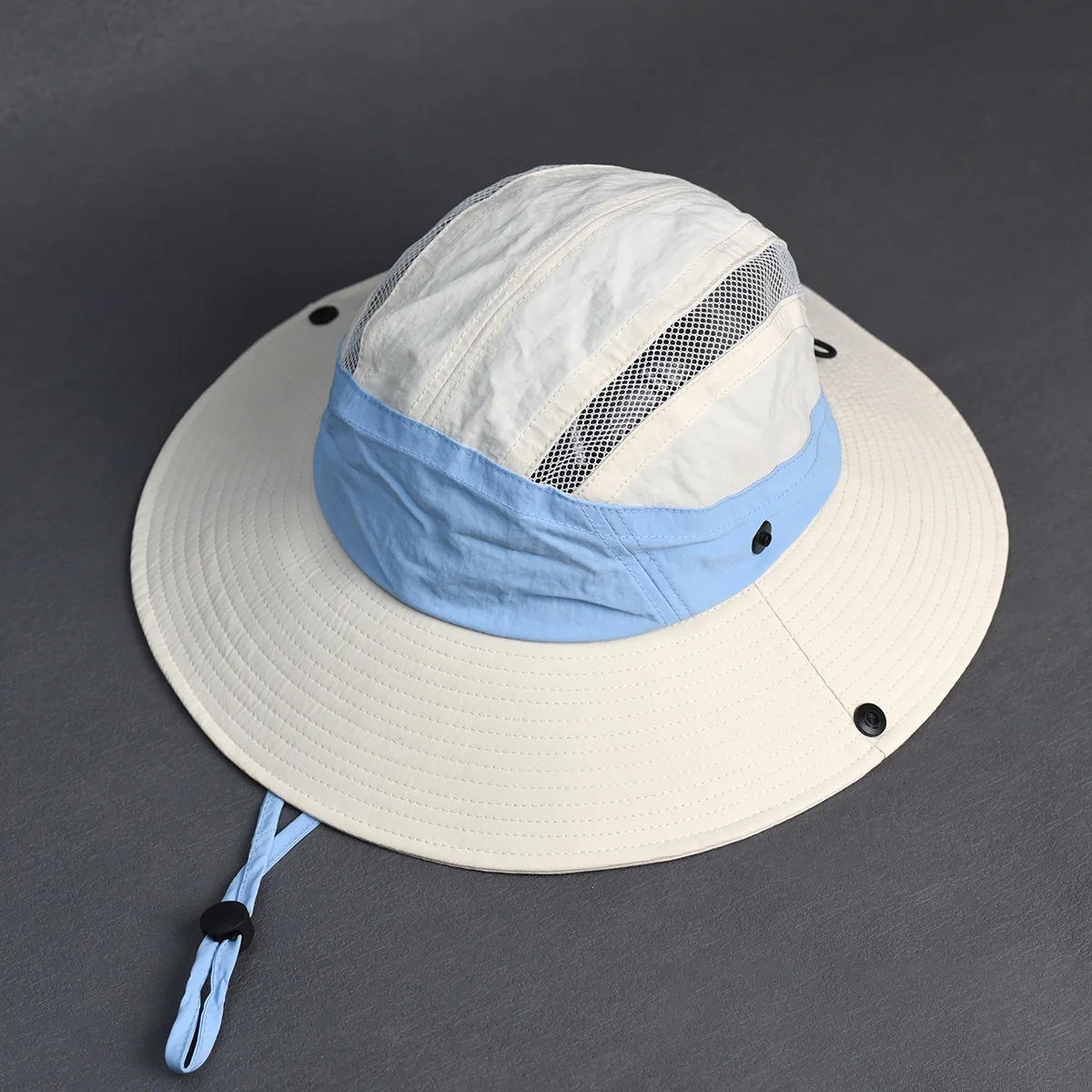 custom  Men surf fishing bucket hat outdoor Nylon Waterproof Quick-drying Fabric For Summer Camping Fisherman Hats Bucket Hats
