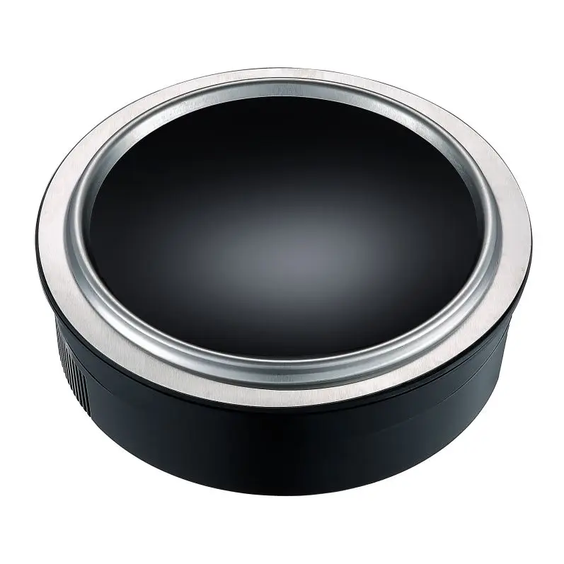 
Premium round black Commercial Concave Fry Induction Wok Cooker 