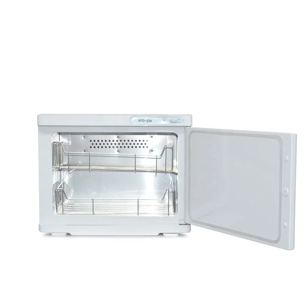 2021 Beauty Equipment RTD-23A Barber Sterilizer Heated Disinfection Salon RTD 23A Spa UV Hot Towel Cabinet Towel Warmer Machine