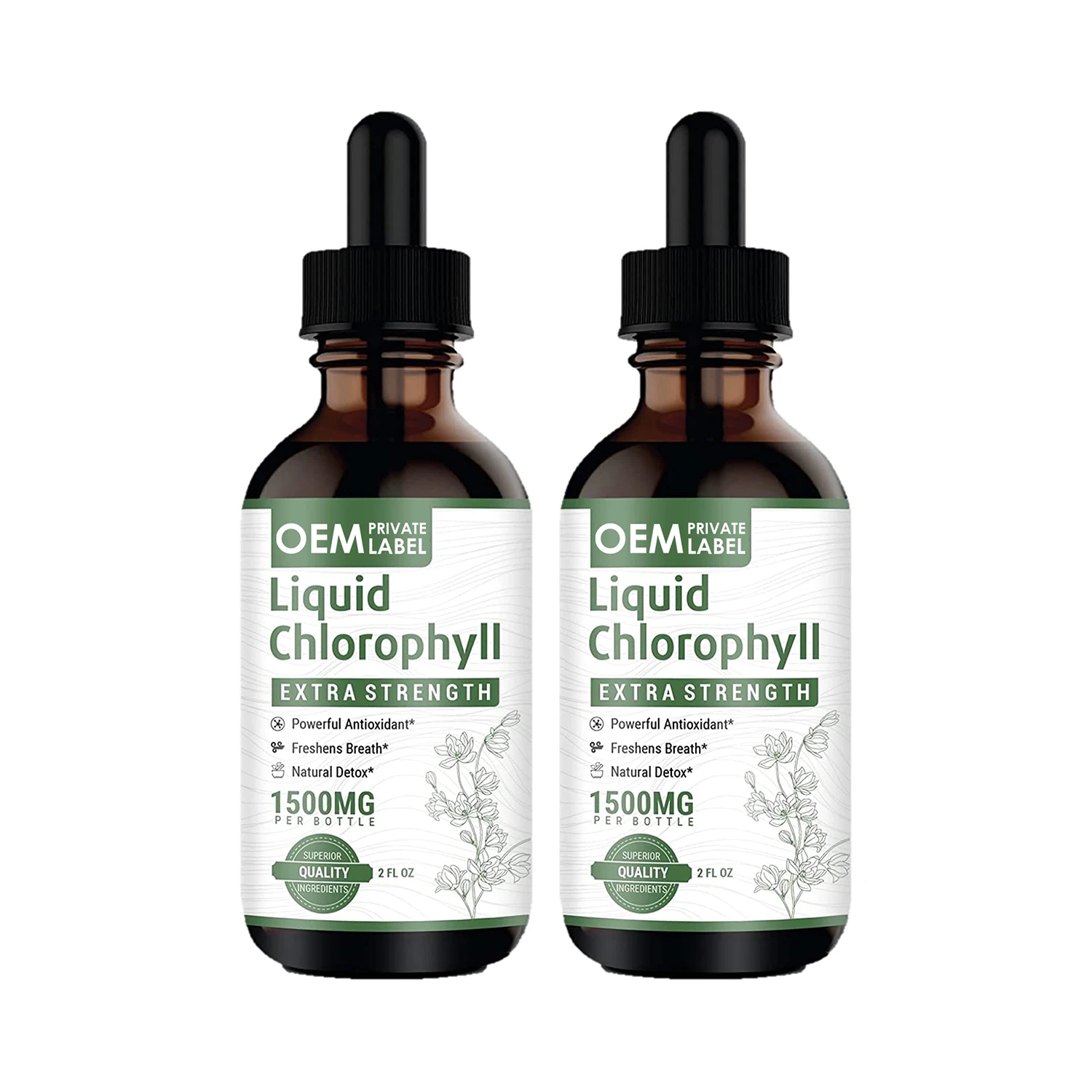 Liquid Chlorophyll Drops Immune System Support Digestion Wholesale Bulk Chlorophyll Liquid Drops Customized OEM
