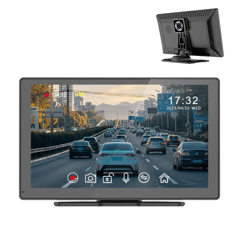 Q9S Dash Cam Front And Rear Dual Recording Car Navigation System Auto Android Wireless Universal Carplay for Car