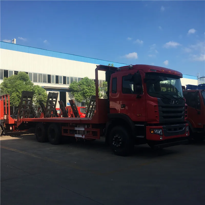 Big body JAC rear 2 axles towing tractor wrecker truck for sale