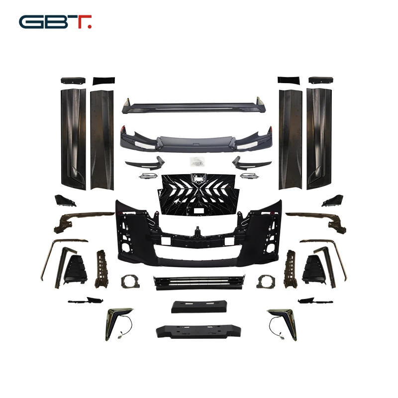 GBT drop shipping upgrade kit for alphard 30 Modified facelift wald bodykit include grille for toyota alphard bodykit