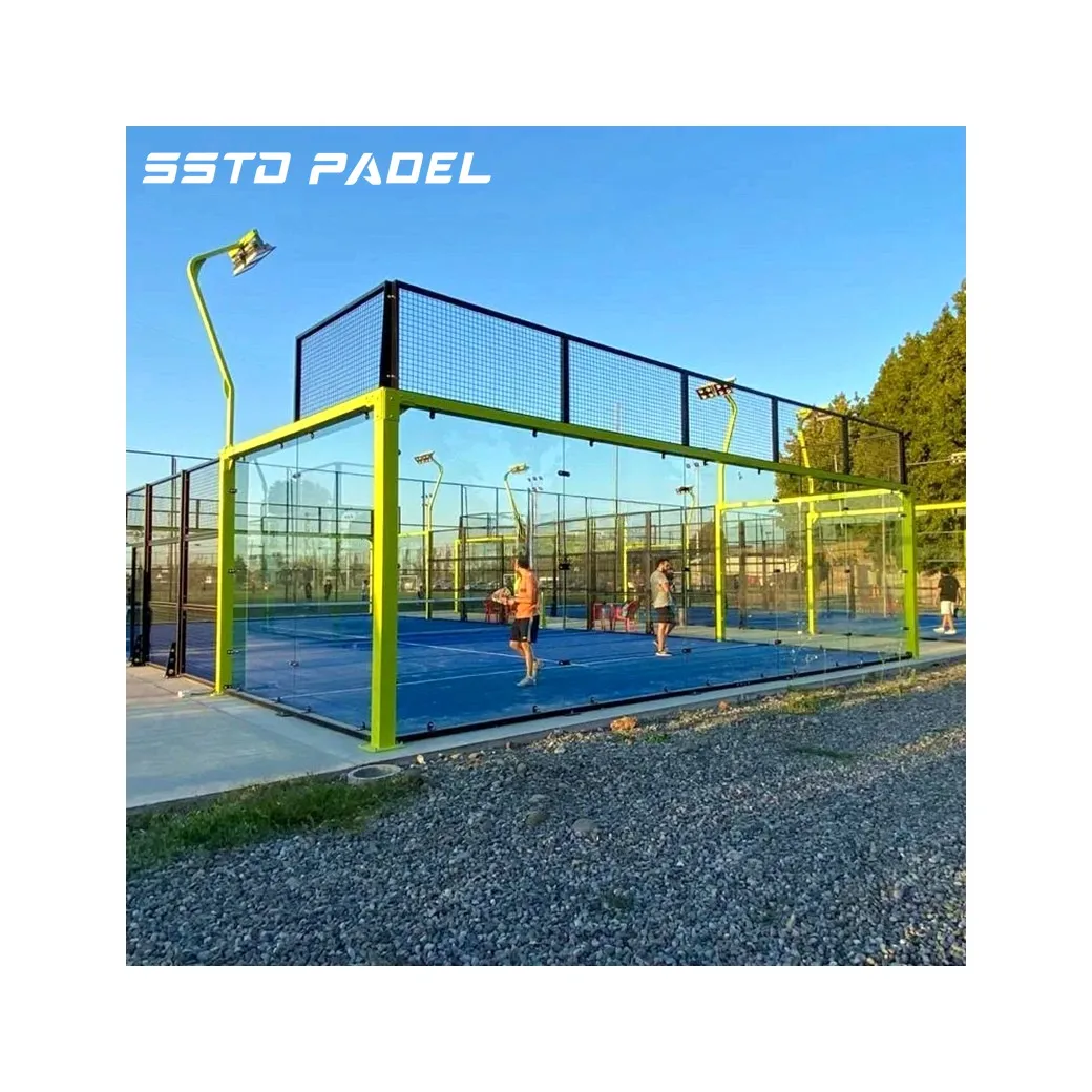 Precision Padel Courts Cage Tennis Court Panoramic Design for Precision Playing