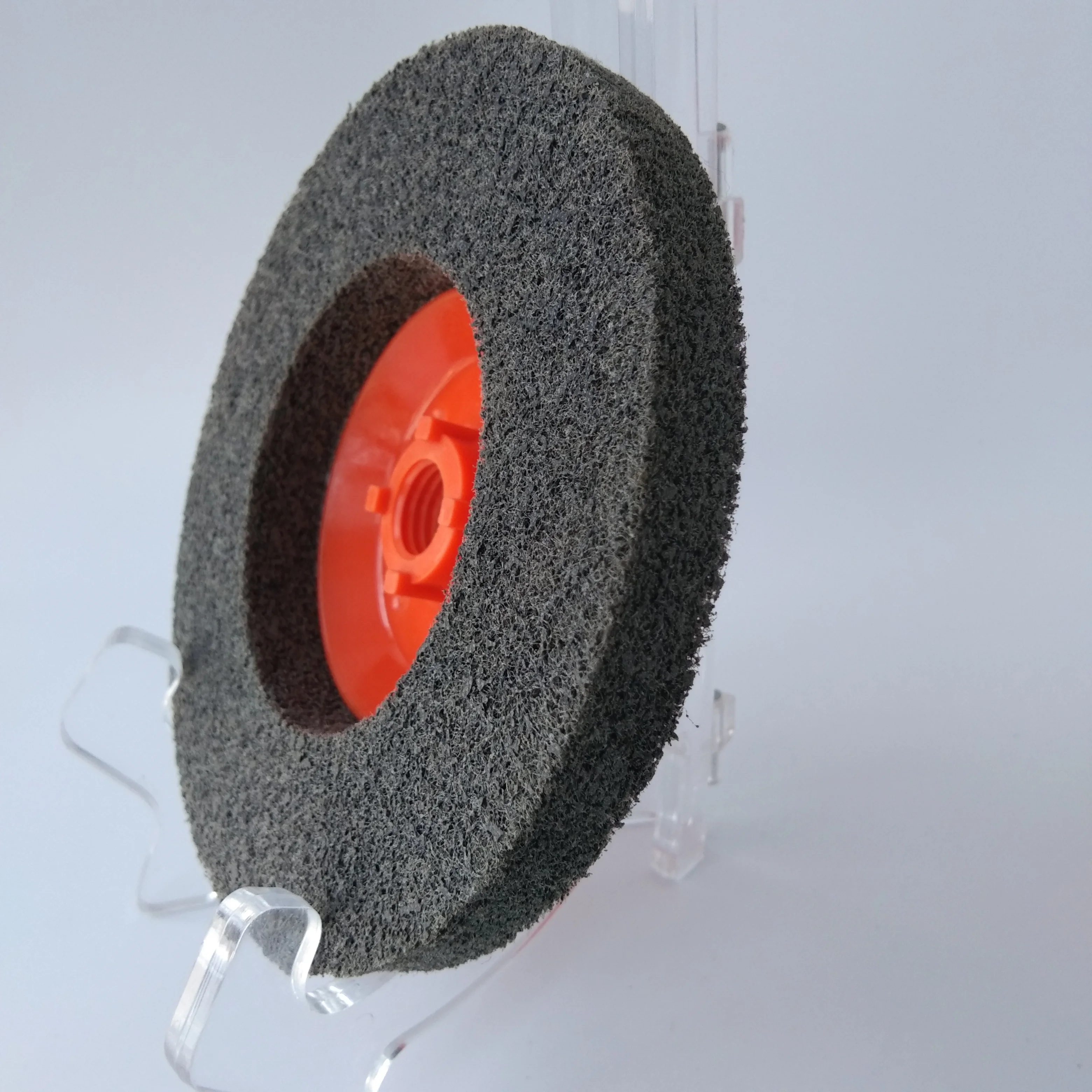 Wholesale  high quality Abrasive Non Woven Nylon Fiber Polishing Disc Grinding Wheel Nylon Flap Disc