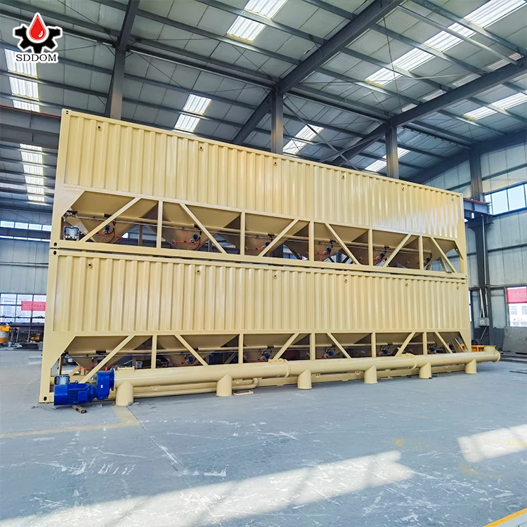 Container Silo Q235 Steel 20ft Container Size 50t Storage Mobile Horizontal 30 ton cement silo storage prices of cement silo