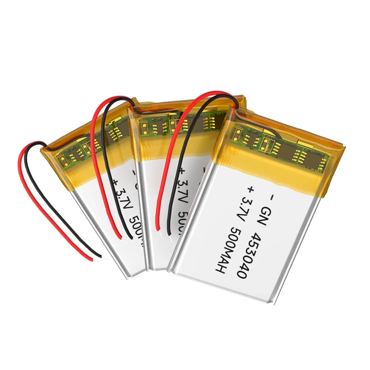 Wholesale 453040 lipo rechargeable battery 3.7v li-polymer battery 500mah 453040 lithium polymer battery