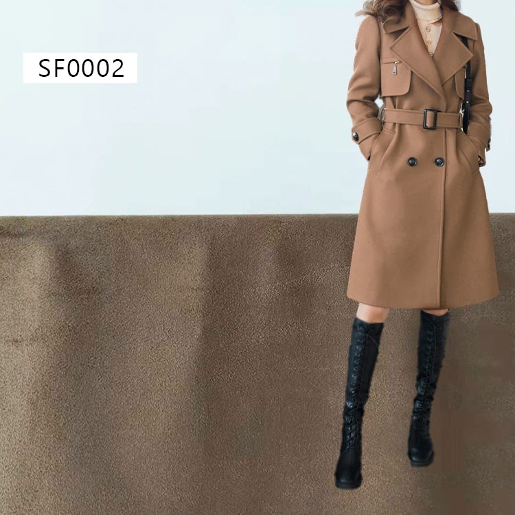 Высокого класса с одиночными шопкинами burshed из эластичного трикотажного замша Джерси 100% полиэстер замшевая композитная