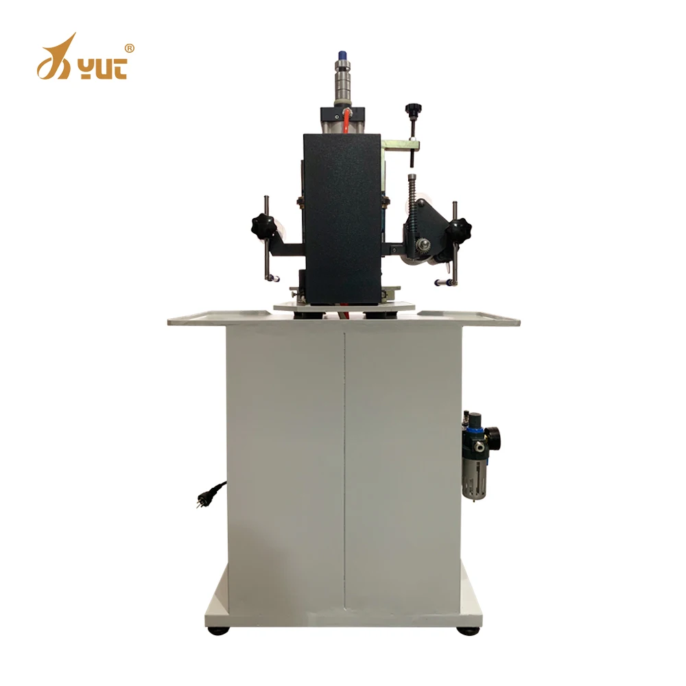 Pneumatic Leather Embossing Heat Pressing Machine Digital Hot Foil Stamping Machine For Wood PVC Paper Custom Logo Stamp