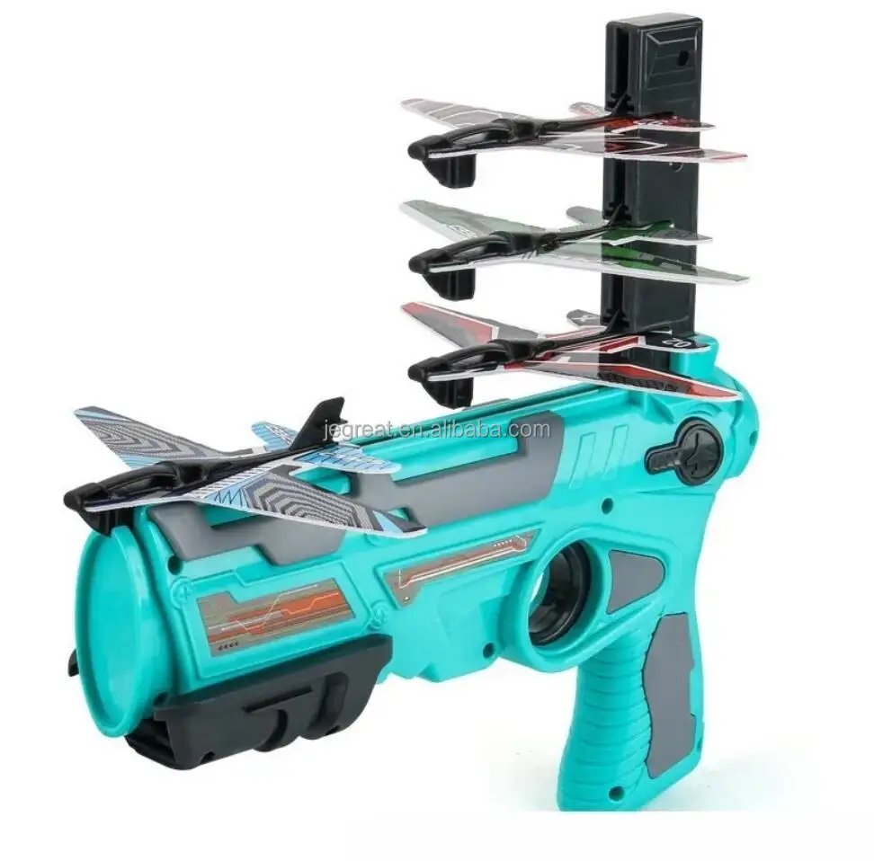 Airplane Launcher Toys  Glider Catapult Plane Outdoor Flying Toy gun