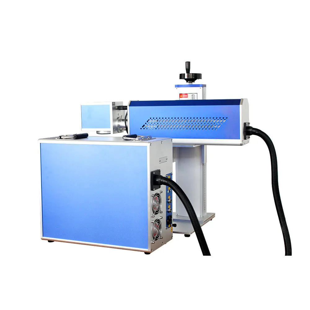 metal  laser marking machine Rubber Plastic CO2 Gavol Head Laser Marking Machine  factory price