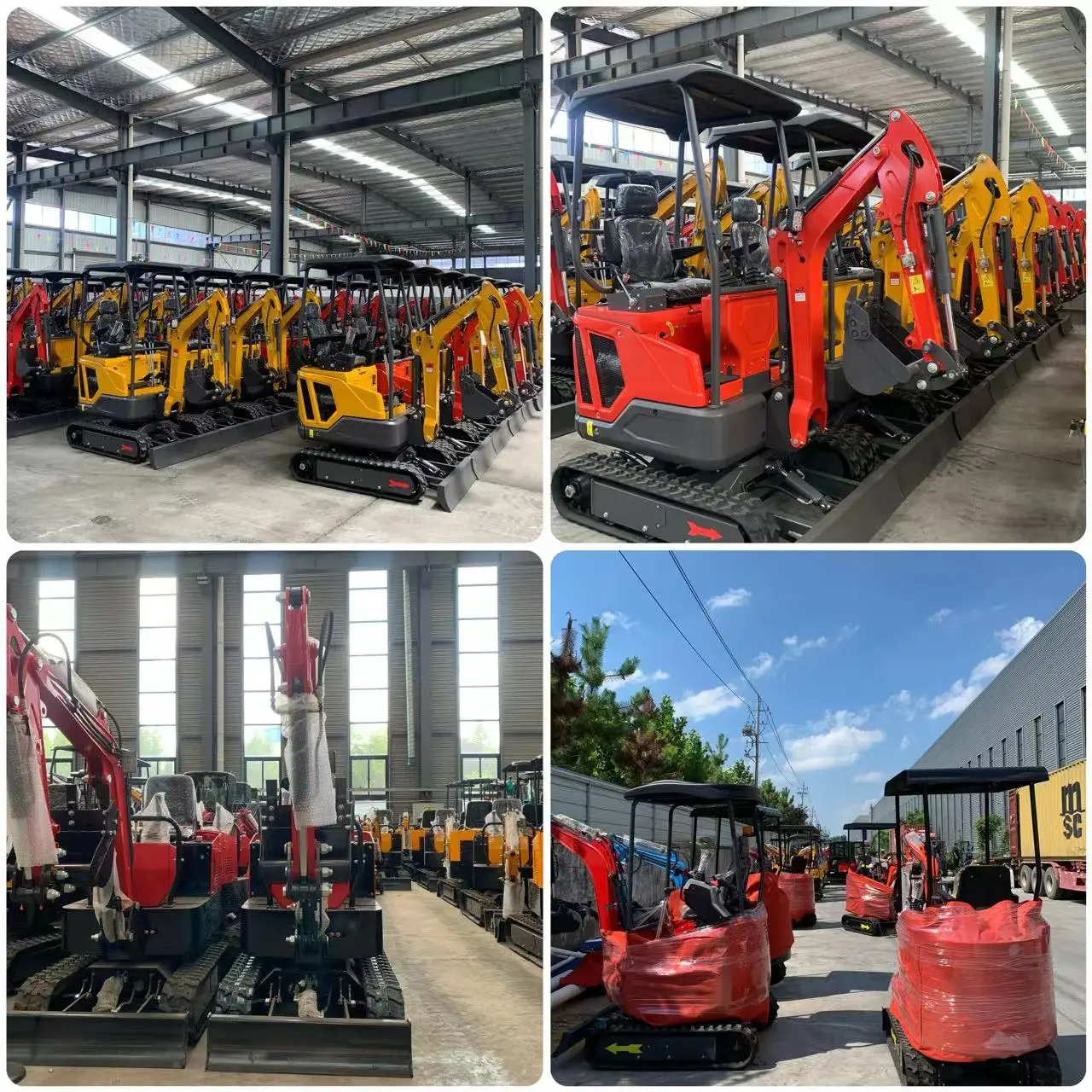 Free Shipping Mini Excavator Epa Engine 3 Ton Crawler Micro Digger Hydraulic Farm Construction Site Small Excavator 1 Ton 2 Ton