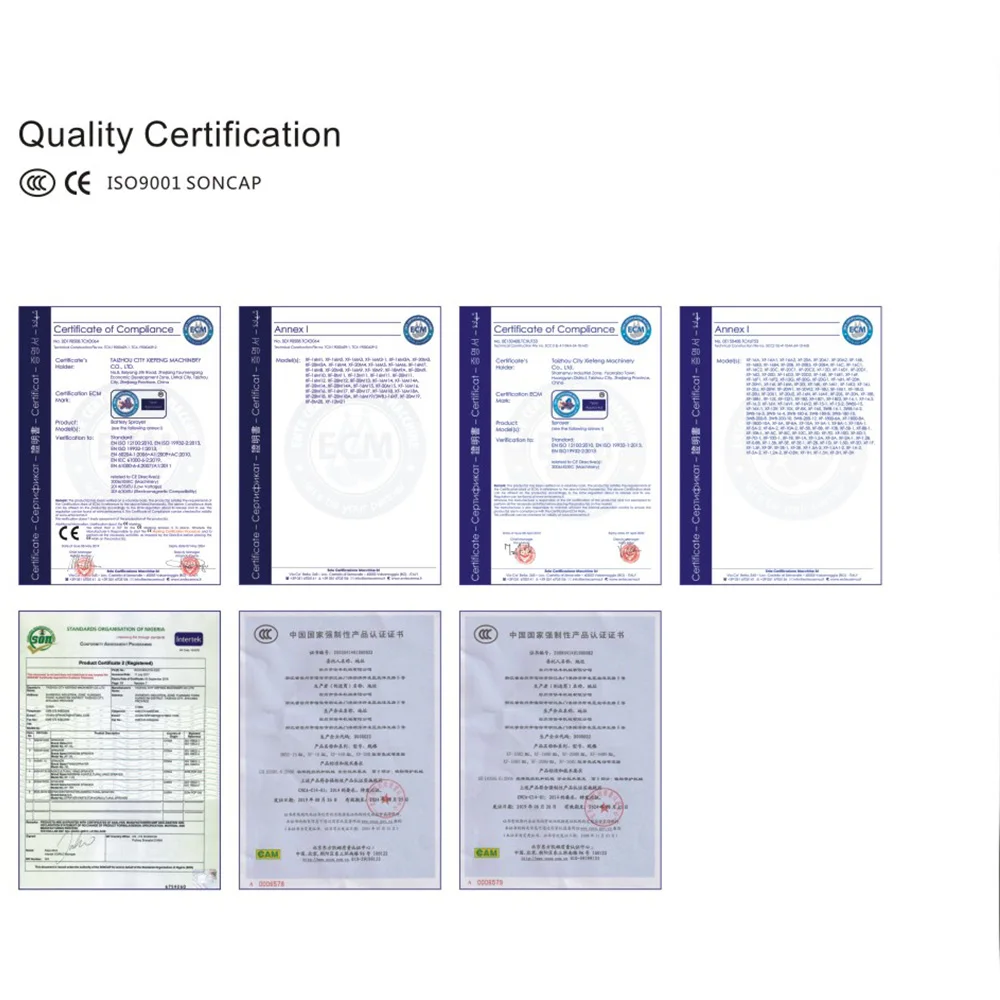 High quality electric pesticide spray 20l hand rechargeable sprayer