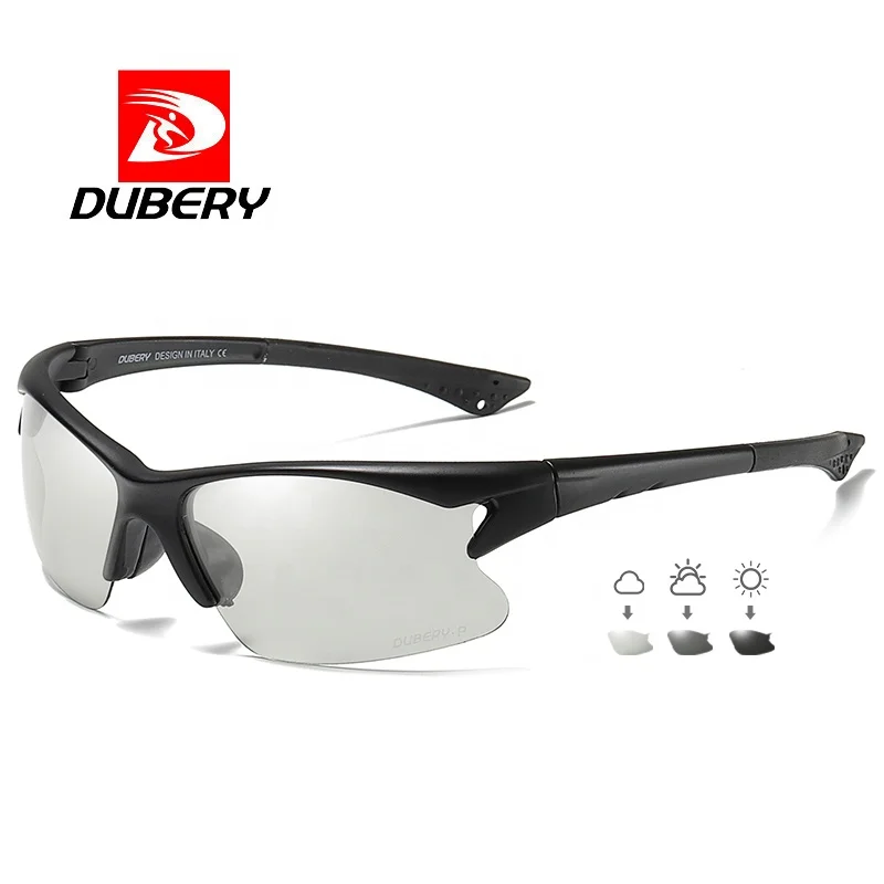 Мужские поляризационные солнцезащитные очки DUBERY UV400, модные солнцезащитные очки для рыбалки 2022, мужские солнцезащитные очки без оправы в стиле ретро 2023