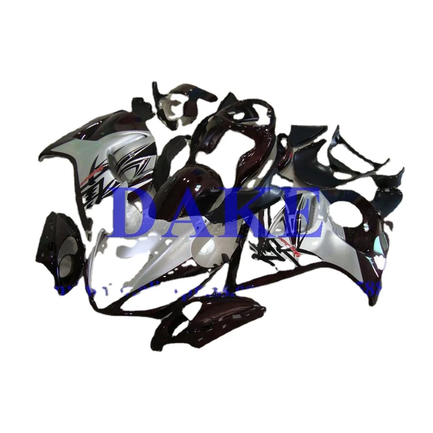 Ким впрыска серебряный черный Обтекатели для hayabsa GSXR1300 08 09 GSX-R1300 GSXR 1300 2008 2009 наборы обтекателей #