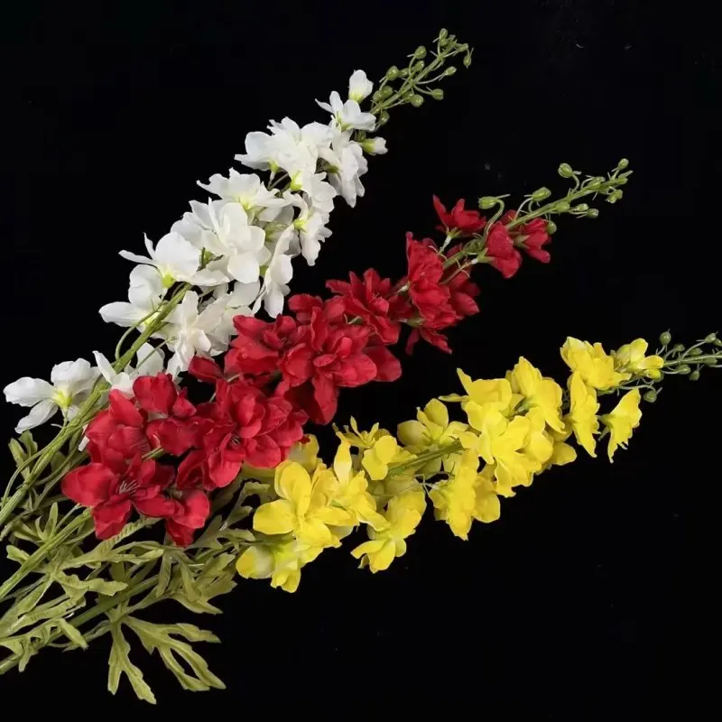High Quality Simulation Delphinium for Wedding Decoration Flower Multi-color Hyacinths