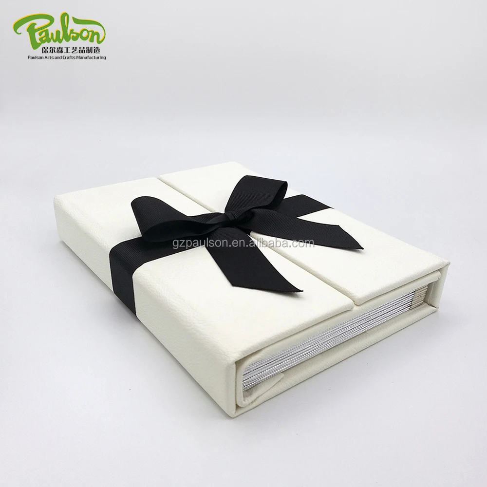 A4+A5 -10P leather wedding set album with box