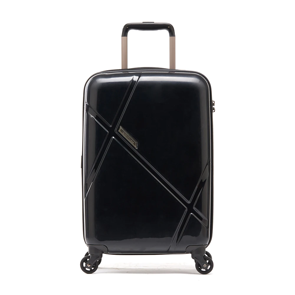 BENRO Black Silver Blue Carry-on Lightweight Luggage Cabin 4 Wheel Trolley Suitcase Set