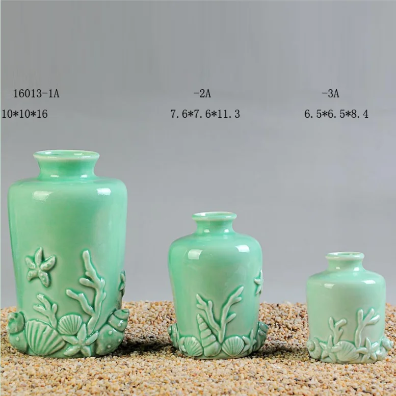 Керамические цветочные вазы Ocean Ceries для домашнего декора