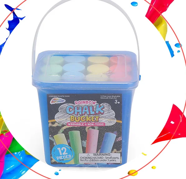 Sidewalk Chalk  Jumbo Chalk  Non-Toxic Washable Art Set