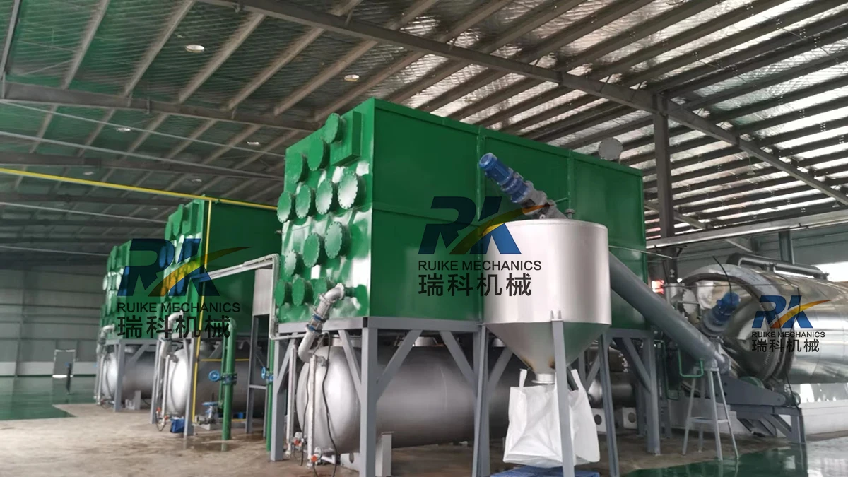 PLC System 80000 Ton Pyrolysis Oil Sludge Treatment Equipment Waste Tire Plastic Recycling Stainless Super Quality Customized