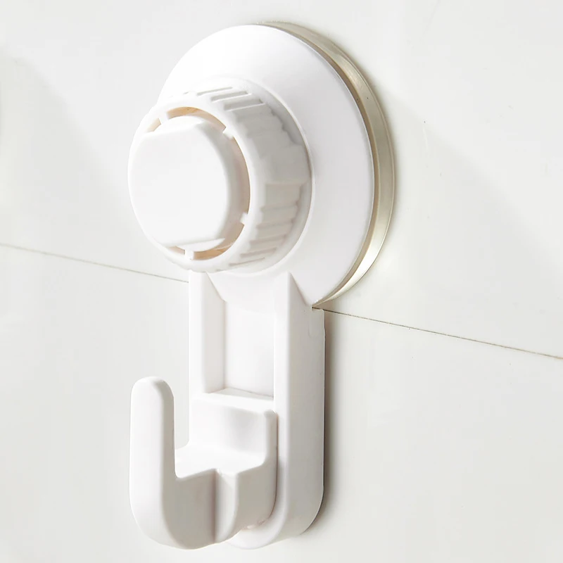 Bathroom Kitchen Plastic Strong Vacuum Suction Cup Wall Hook