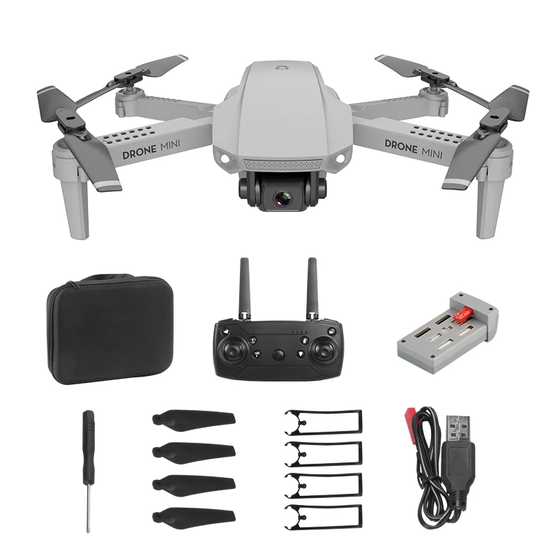 
4K E88 Drone Fixed Height Aerial Wide-Angle HD Camera Selfie Flight Positioning Aerocraft Foldable Quadcopter With Storage Bag 