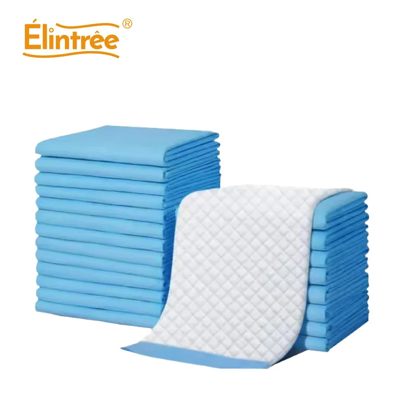 Elintree Disposable Pads Waterproof Bedsheet 60*90 Under Urine Baby Care Disposable underpads for Baby