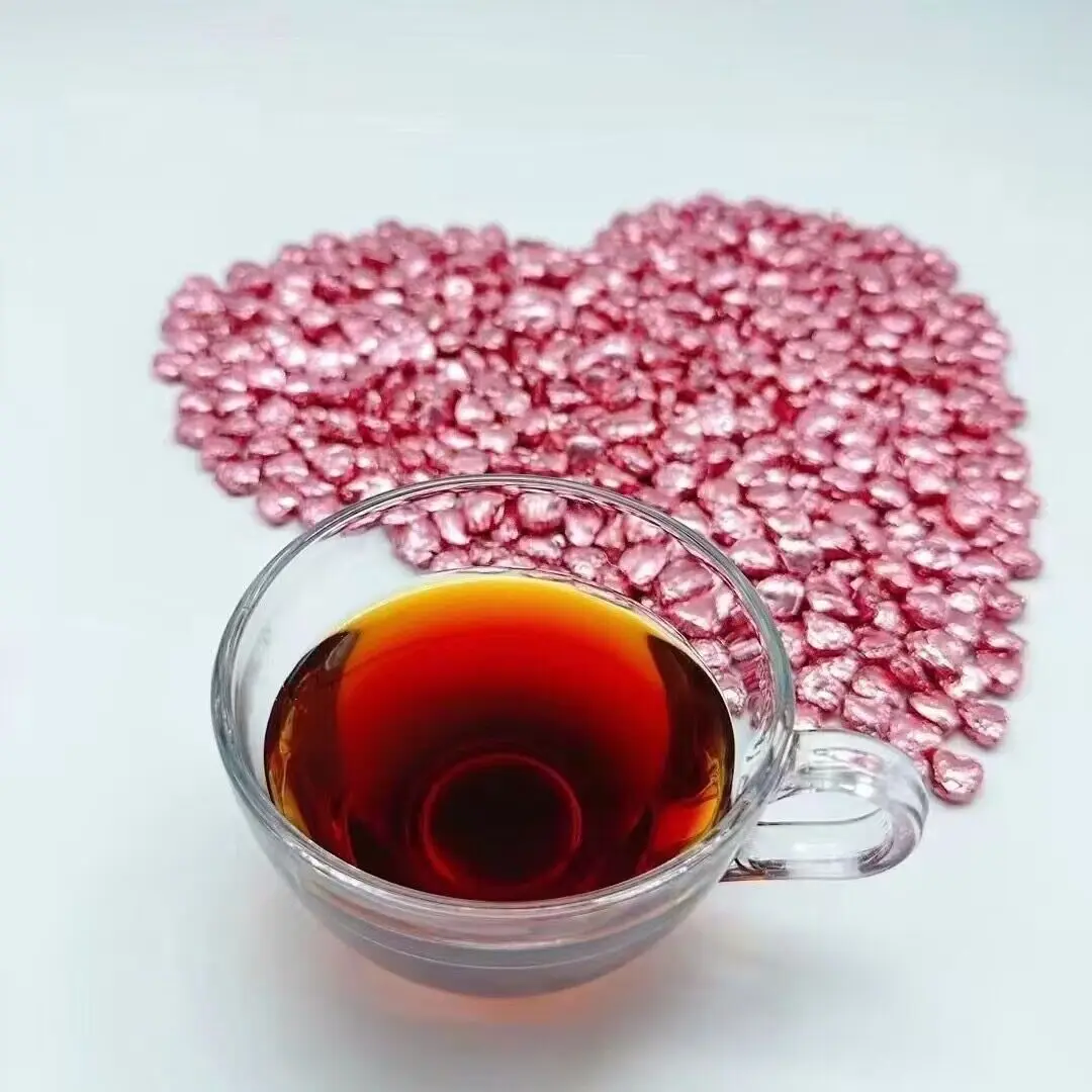 Instant Yunnan Puer Oil Heart Shape Chagao Puerh Tea Paste Fermented Rose Puer Chagao Resin