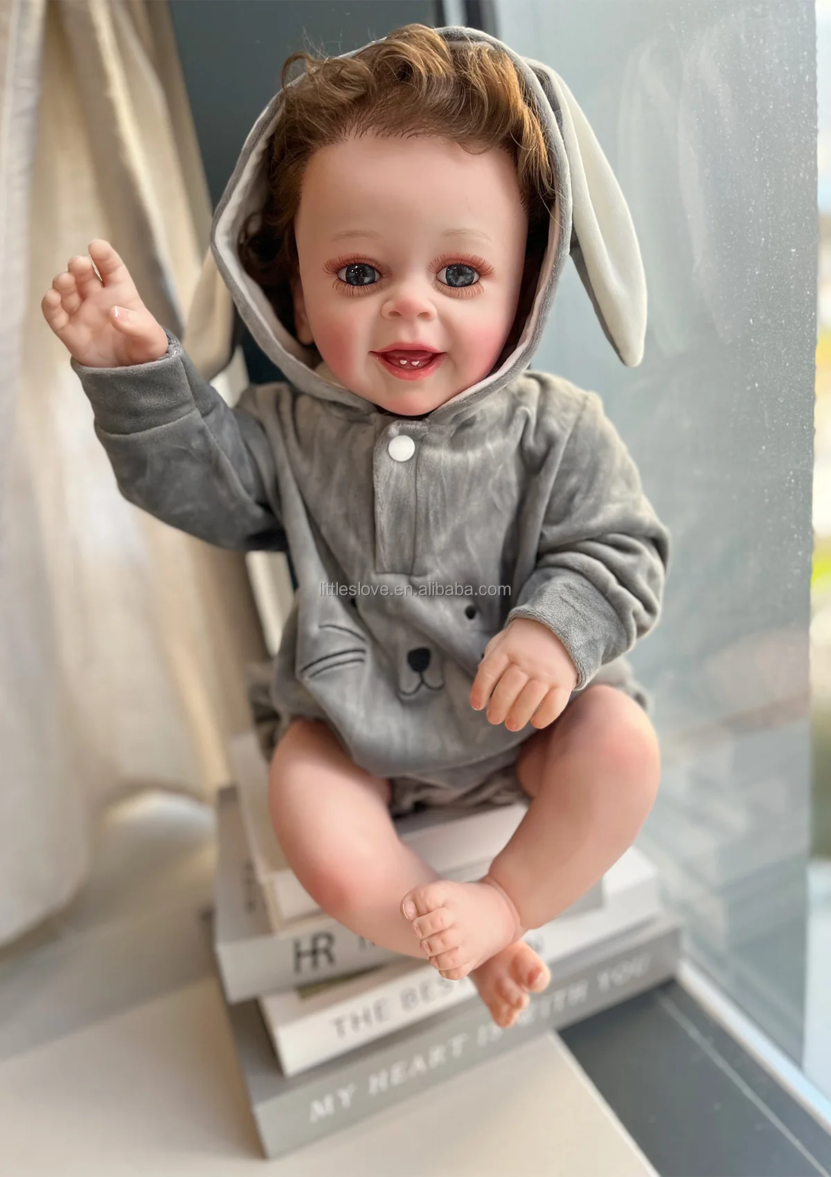 22 Inch Reborn Doll Yannik Weighted Lifelike Reborn Baby Dolls Toddler Realistic Newborn Baby Doll Boy Gift for Kids