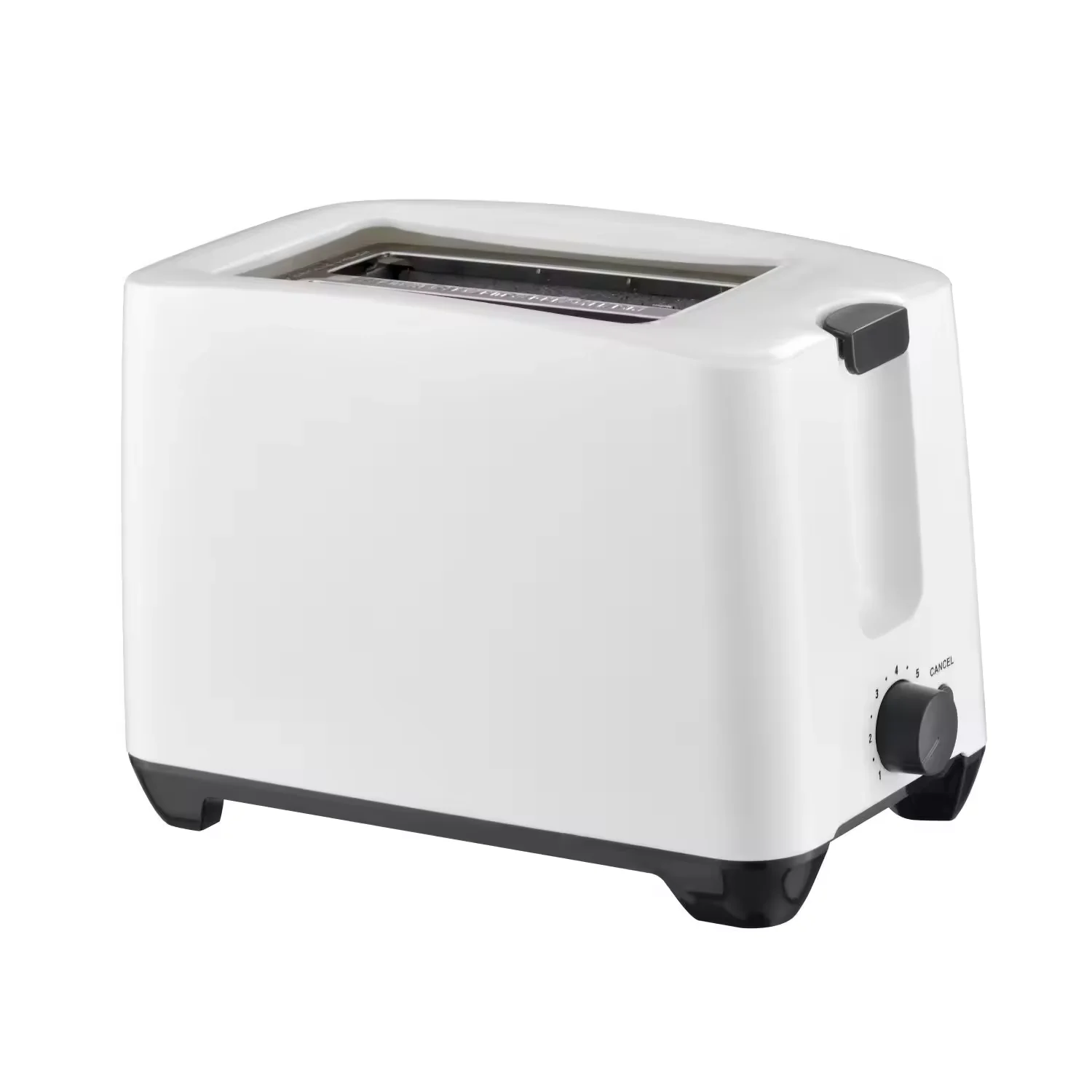 2 Slice Toaster Wide Slot Bread And Bagel Toaster Double Side Baking Compact Bread Toaster With Removable Crumb Tray
