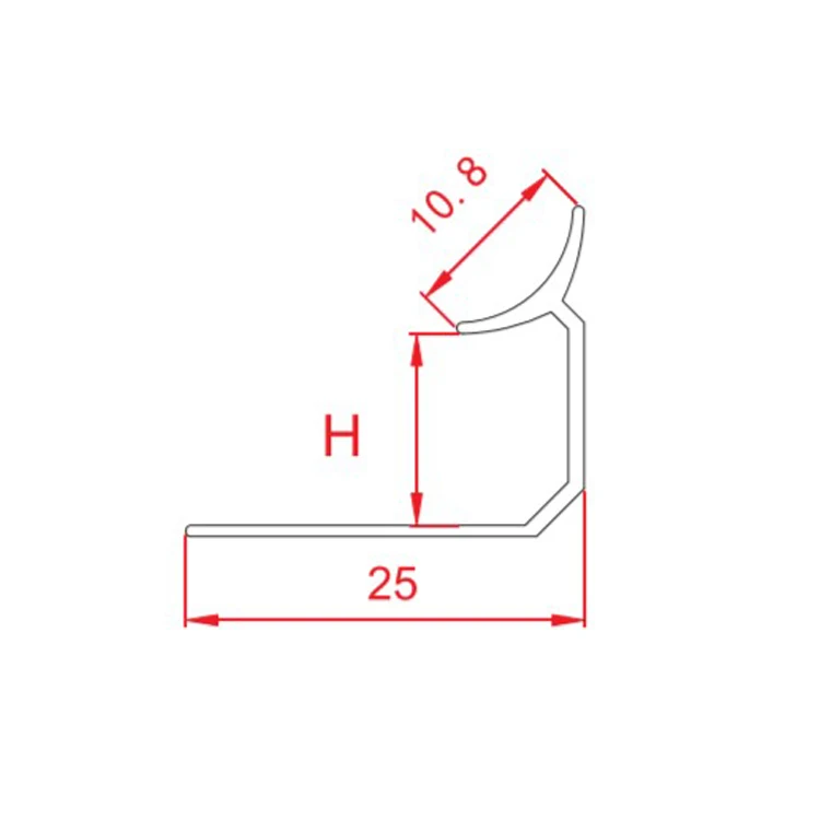 SMA Aluminum Tile Edge Trim Profiles Free Sample OEM Logo Different Shapes Accessories For Decoration