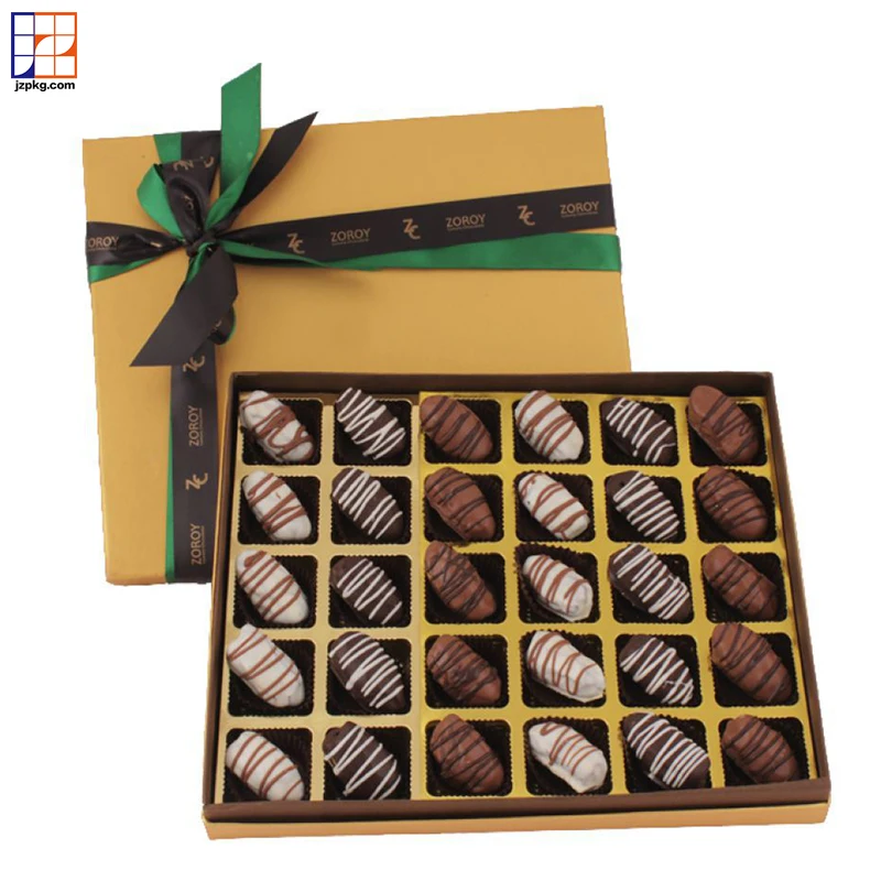 Stuffed dates gift packaging box up and bottom box 500g